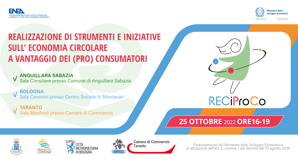 Save the date! Evento finale del Progetto RECiProCo - 25 ottobre 2022